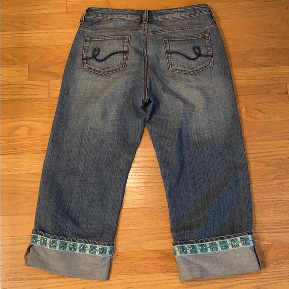 Apt. 9 capris with beaded cuff - Picture 3 of 4